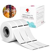 Phomemo D30 Labels-Transparent Labels, 3 Pack 0.55" x 1.18" (14x30mm) Thermal Self-Adhesive Label...