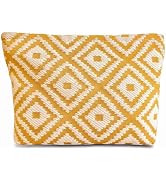 STARDW Parallel Checkered Makeup Bag Cute Cosmetic Bags for Women Girls, Travel Toiletry Bag Larg...