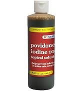 A+Health Povidone Iodine 10%, First Aid Antiseptic, Topical Solution USP, Helps Prevent Infection...