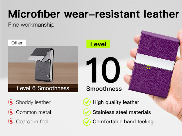 Microfber wear-resistant leather
