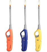Candle Lighter Long Reach Neck,Extended Metal Wand Fire Lighters Set for Grill Fireplace Camping ...