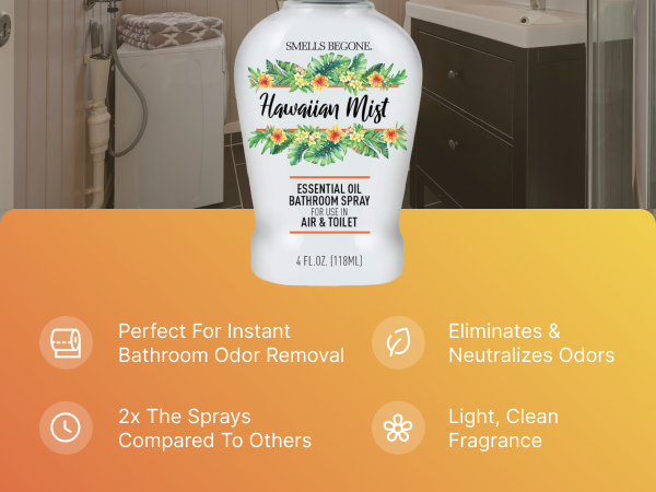 hawaiin toilet spray bathroom odor removal