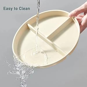 Unbreakable Divided Plates 9Inch 5PS