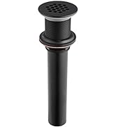 Grid Drain Strainer Assembly Without Overflow for Bathroom Sink, C.O. Plug Grid Lavatory Drain, B...