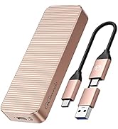 GiGimundo AJM20C USB 3.2 Gen 2x2 Aluminum M.2 NVMe SSD Enclosure - 20Gbps Speed, UASP Trim Suppor...