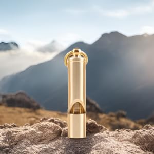 Brass whistle
