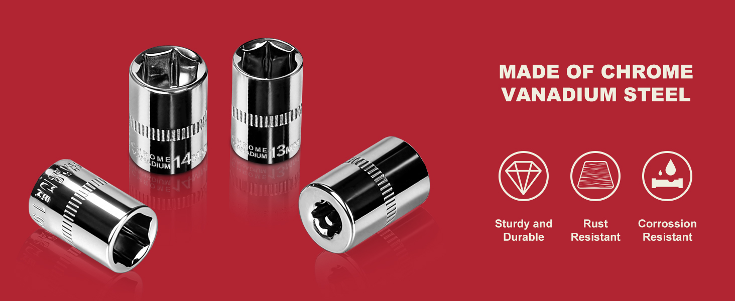 46 PCS Socket Wrench Set