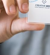 Business card laminating sheets