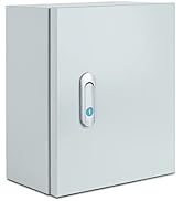 Steel Electrical Junction Box, Indoor&Outdoor Electrical Enclosure Box, Wall Mounted Waterproof&D...