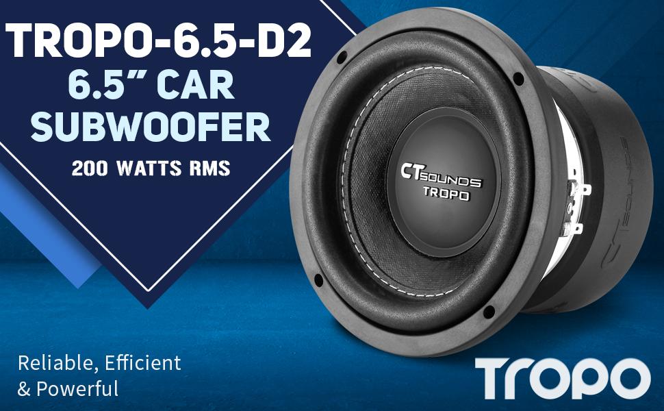 6.5 subwoofer speakers for cars car audio powered subwoofer compact sub 6.5 inch woofer 200 watt rms