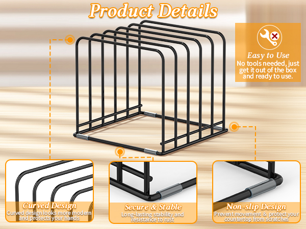 cutting board organizer kitchen cabinet organizer cutting board rack