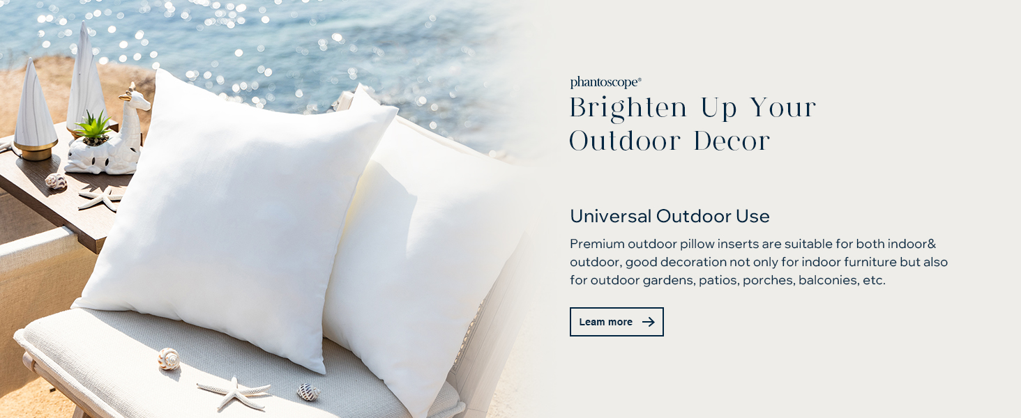 outdoor pillow inserts