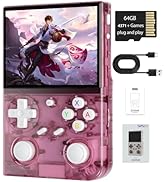 G350 Retro Handheld Game Console , 3.5 Inch IPS Screen Linux System Built-in 64G TF Card 4371 Gam...