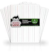 Board Geeks Dry Erase Lapboards 9"x12" - 6 White Board for Teachers, Students, Children | Reusabl...