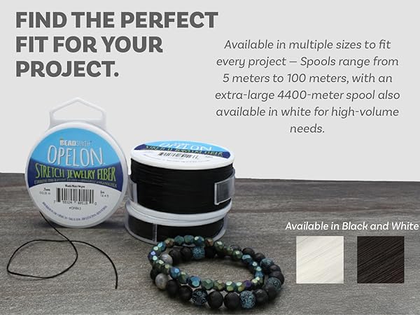 beading cord, stretch cord, jewelry string, elastic beading thread, beading elastic cord