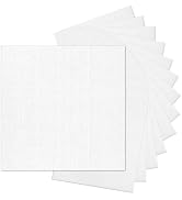 12x12 White Linen Textured Cardstock, Goefun White Card Stock Paper 80lb, 100 Pack Thick Printer ...