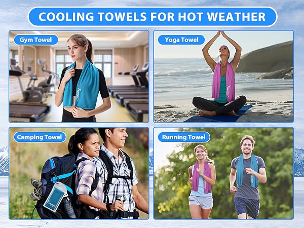 cool towels for neck workout towels for gym golf towel neck coolers for extremely hot weather