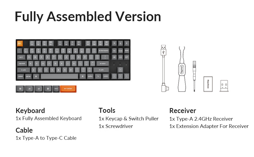 Keychron K8 Max QMK Wireless Mechanical Keyboard