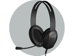 compact headset, children's headset, K-5 headset, smaller earcups, adjustable headband, smaller