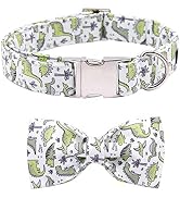 ARING PET Bowtie Dog Collar, Dog Collar with Bow, Adjustable Dog Collars for Small Medium Large D...