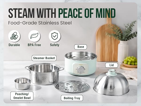 stainless steel egg cooker