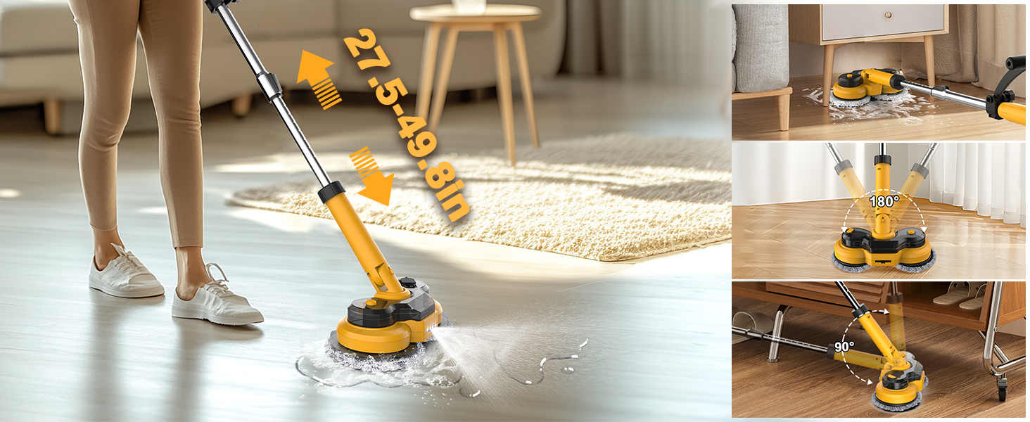 Cordless electric mop