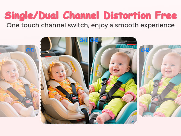 dual camera baby monitor car