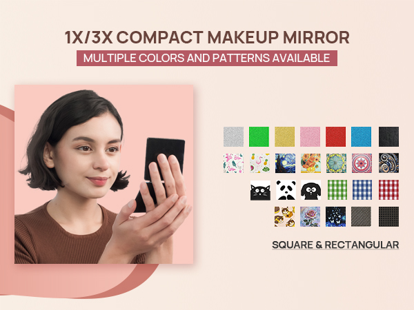compact mirror with magnification