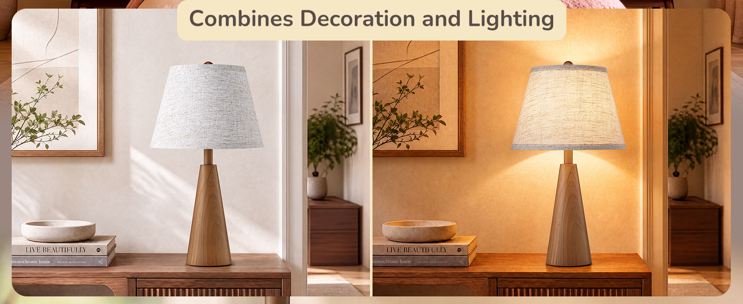 Combines Decoration and Lighting Modern Table Lamp