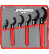 AutoWanderer Tool 6PCS Adjustment Spanner Wrench Tool Set Durable Wrench Steel Spanner with Non-S...