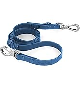 Wisedog Waterproof Standard Dog Leashes with 2 Hooks, 5 ft/ 6 ft Lengths, Adjustable for Traffic ...