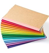 feela 16 Pack Composition Notebooks Bulk, Kraft Cover Lined Blank College Ruled Composition Trave...