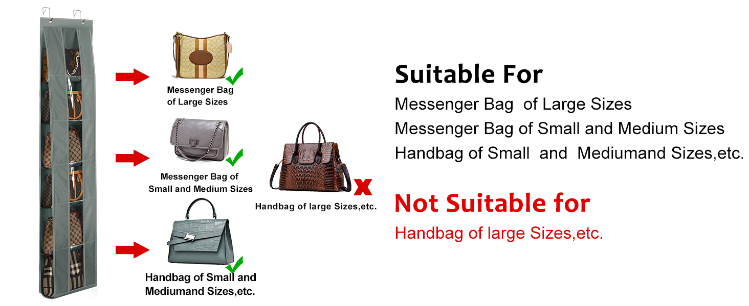 purse organizer for wall