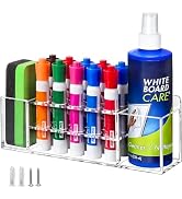 Banafich Magnetic Dry Erase Marker Holder for Whiteboard, Wall Mount Pen Holder for Refrigerator,...