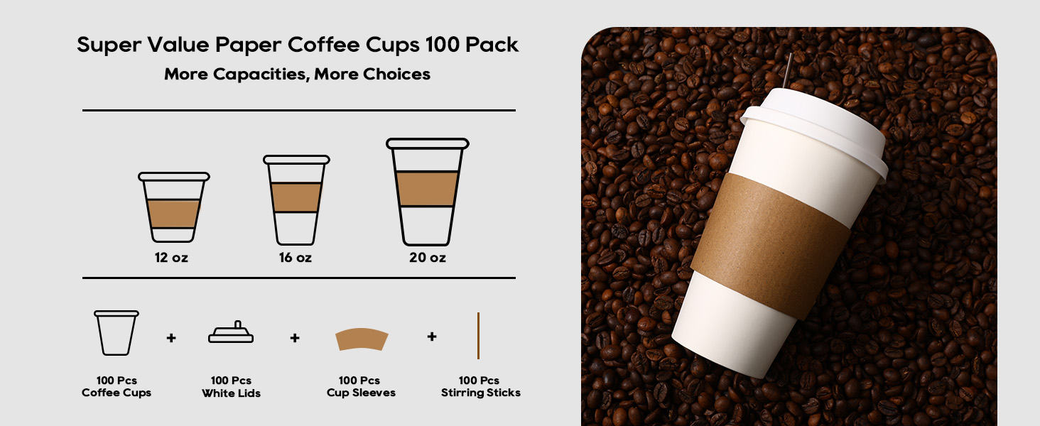 coffee cups with lids
