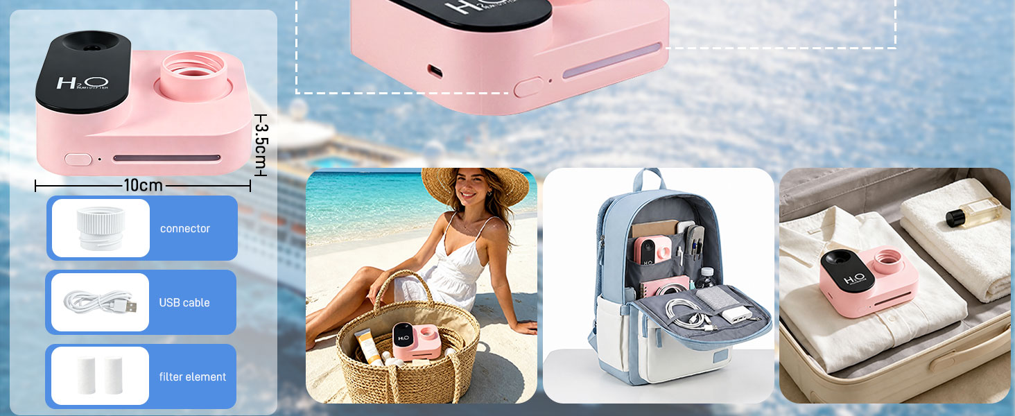 cruise humidifier travel humidifier for cruise portable humidifier water bottle humidifier