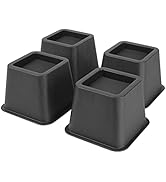 BTSD-home Bed Risers 3 Inch Heavy Duty, Furniture Risers for Bed Frame/Sofa/Couch/Table, 4 Pack, ...