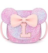mibasies Toddler Purse Girl Gifts: Birthday Gifts for Girls 3-8 Mini Mouse Ears Bow Purse (Purple...