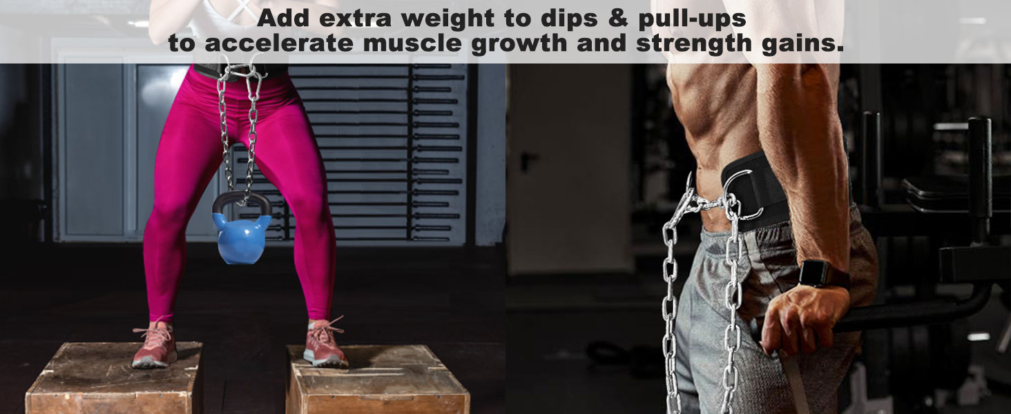 weight belt with chain