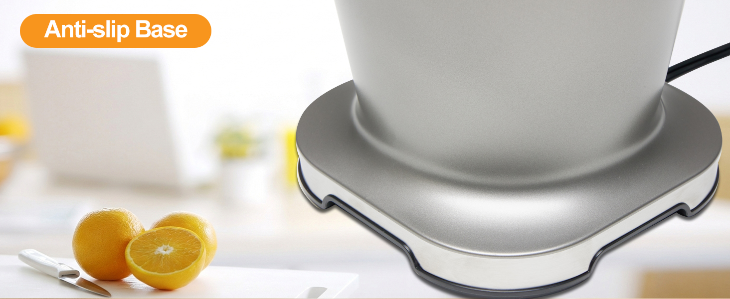 orange juicer with non-slip base