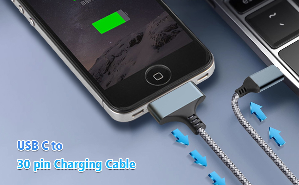 30 Pin to USB C Cable