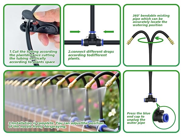 irrigation system for raised garden bed