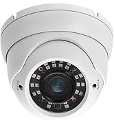 Real HD 5MP Analog Dome Outdoor Security Camera (Quadbrid 4-in1 HD-CVI/TVI/AHD/Analog), 100ft Nig...