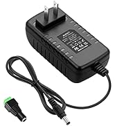 ALITOVE 24V 1A 24W DC Power Supply Adapter 100~240V AC to DC 24 Volt 1 Amp Converter 24 vdc 1000m...
