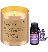 Divilah Birthday Candles Gifts for Women Men, Handmade Soy Scented Candle Aromatherapy Decoration...