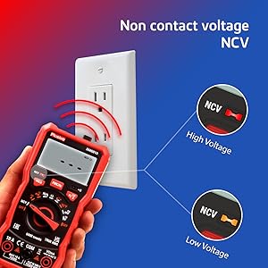 NCV digital multimeter autoranging