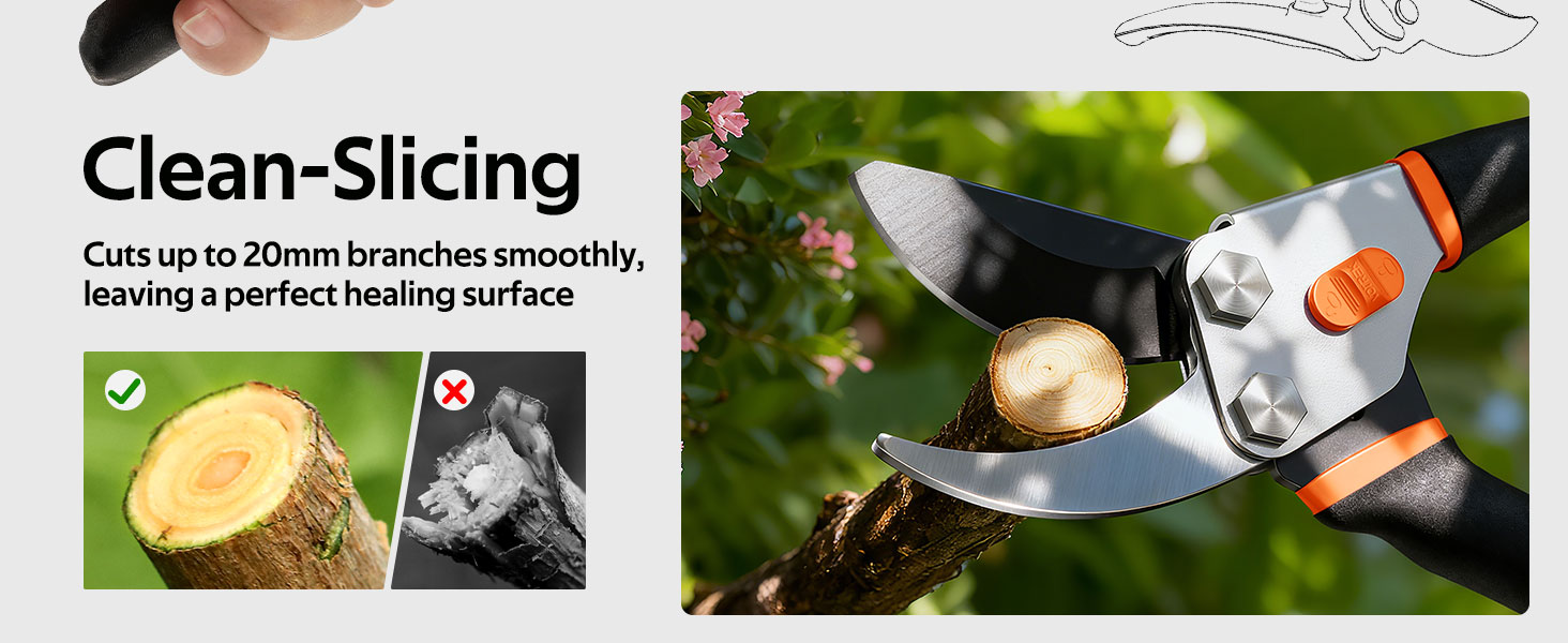 Text reads 'Clean-Slicing'. Multiple images demonstrating food preparation with kitchen tools, including vegetable cutting and slicing techniques.