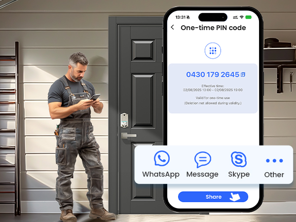 Veise Fingerprint Smart Door Lock