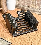 ARSUK 3 in-1 Welly Boot Brush Mud Scraper Scrubber Jack Puller - Shoe Dirt Remover Cleaner for In...