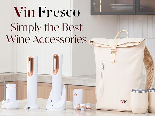 electric corkscrew wine opener with wine tote bag wine aerator and dispenser and wine preserver